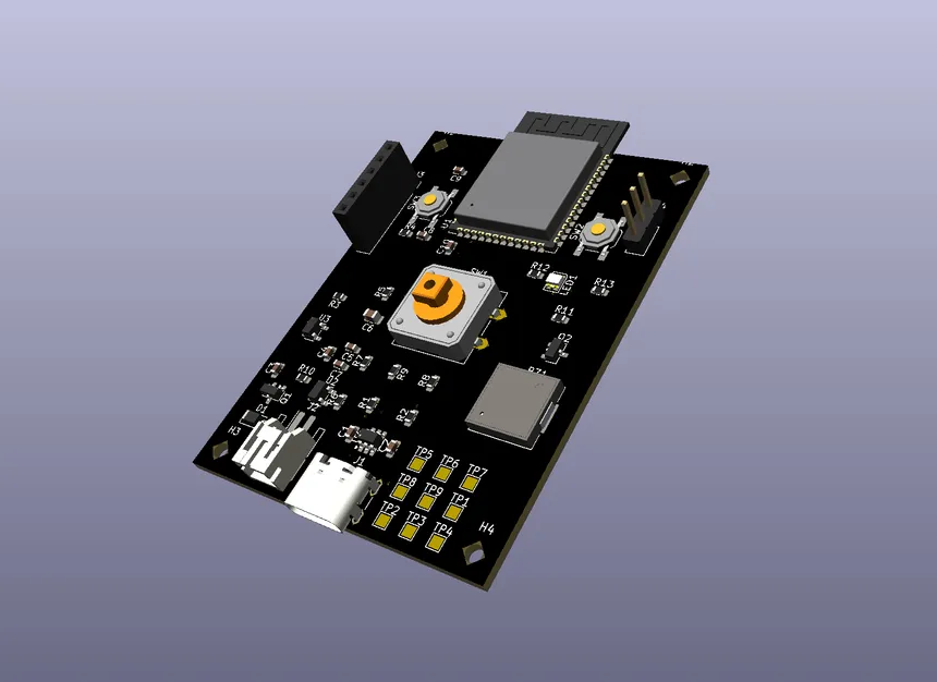 Open Telegraph board, 3D render